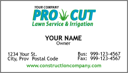 Landscape & Lawn Care Business Cards
