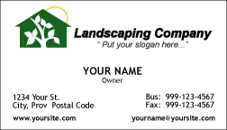 Landscape & Lawn Care Business Cards