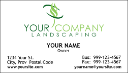 Landscape & Lawn Care Business Cards