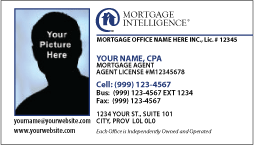 Mortgage Intelligence Business Card
