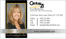 Century 21 Business Cards