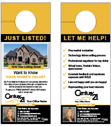 Century 21 Door Hanger Template