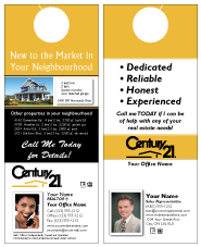 Century 21 Door Hanger Template
