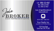 Effort Trust Business Cards