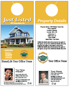 HomeLife Realty Door Hanger Template