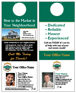 HomeLife Realty Door Hanger Template