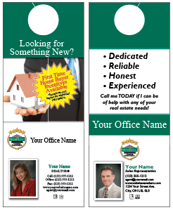 HomeLife Realty Door Hanger Template