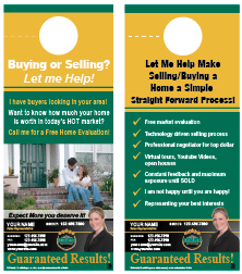 HomeLife Realty Door Hanger Template