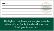 HomeLife Busisness Cards