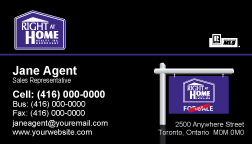 Right At Home Realty Business Cards