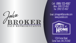 Right At Home Realty Business Cards