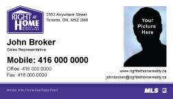 Right At Home Realty Business Cards