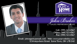 Right At Home Realty Business Cards