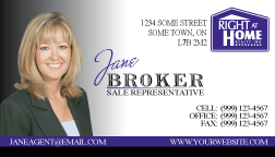 Right At Home Realty Business Cards