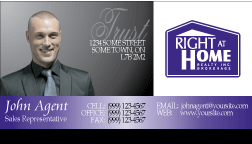 Right At Home Realty Business Cards