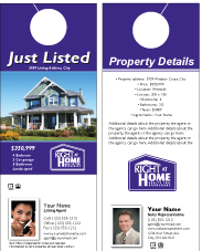Right At Home Realty Door Hanger Template