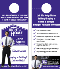 Right At Home Realty Door Hanger Template