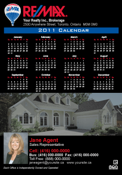 ReMax Calendar Magnets