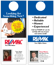Right At Home Realty Door Hanger Template