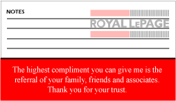 Royal LePage Business Cards