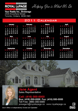 Royal LePage Calendar Magnets