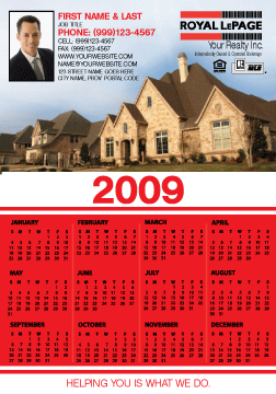 Royal LePage Calendar Magnets