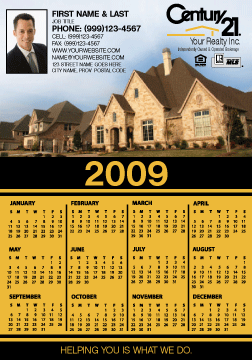 Century 21 Calendar Magnets