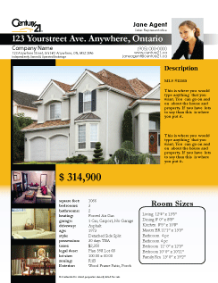 Century 21 Postcard Template