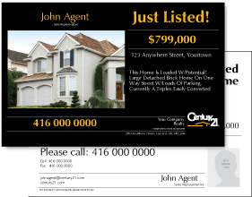 Century 21 Postcard Templates