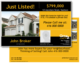 Century 21 Postcard Templates