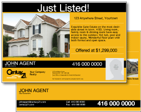 Century 21 Postcard Templates