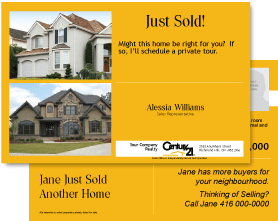 Century 21 Postcard Templates
