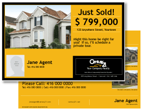 Century 21 Postcard Templates