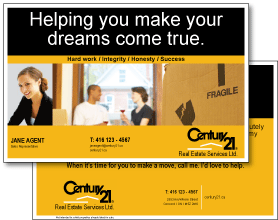 Century 21 Postcard Templates
