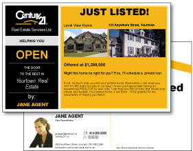 Century 21 Postcard Template