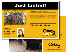 Century 21 Postcard Template