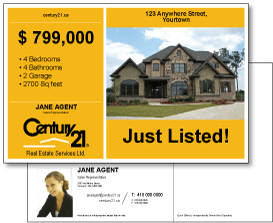 Century 21 Postcard Template