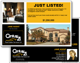 Century 21 Postcard Template