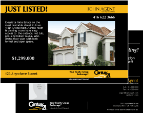 Century 21 Postcard Template