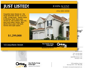 Century 21 Postcard Template