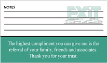 Exit Realty Business Cards