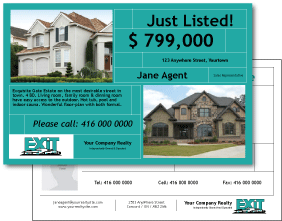 Exit Realty Postcard Template