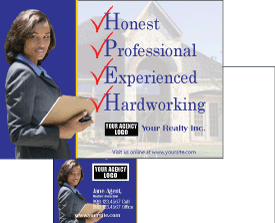 Right At Home Realty Postcard Template