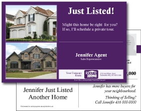 Right At Home Realty Postcard Template