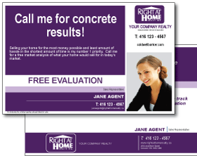 Right At Home Realty Postcard Template