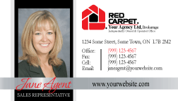 Red Carpet Realty Business Cards