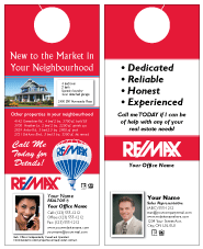 Re/Max Door Hanger Template