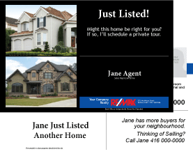 Re/Max Postcard Templates