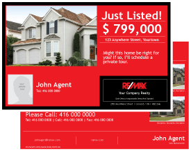 Re/Max Postcard Templates