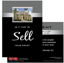 Re/Max Postcard Templates